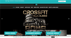 Desktop Screenshot of crossfitvillalbani.com